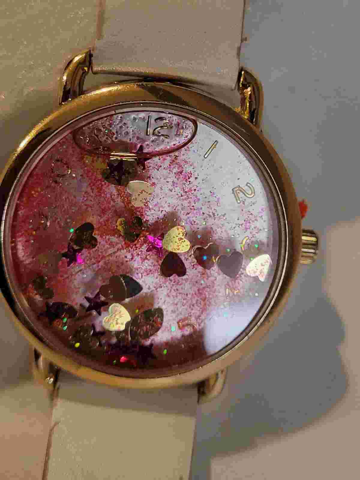 Floating Hearts & Stars Young Adult Watch
