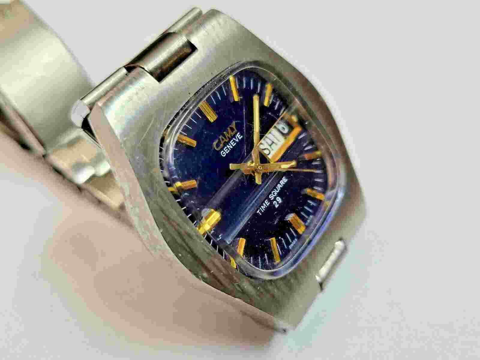 CAMY Times Square 29 Geneve Automatic Vintage Wristwatch