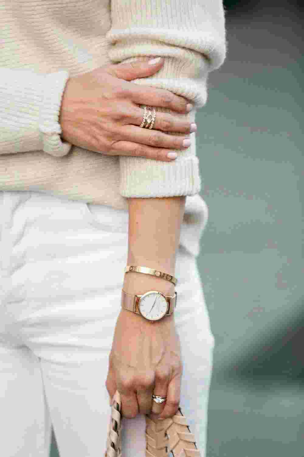 Eddie Borgo The Soho Rose Gold Watch Rachel Zoe Box of Style Round RSP $115 NEW