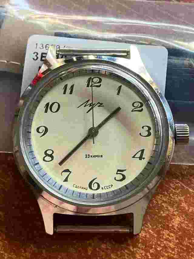 Vintage LUCH USSR Soviet 2209 CCCР watch russian classic Jean Cardot