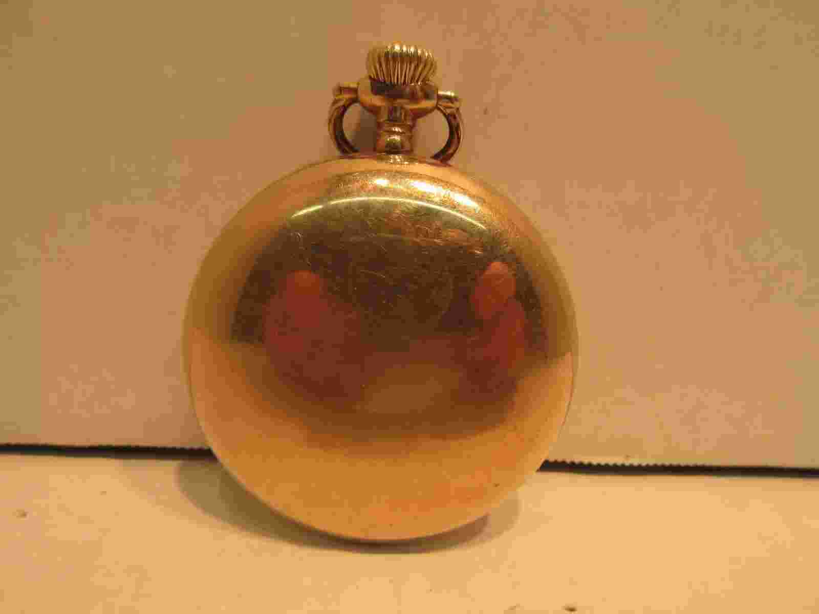 Seth Thomas Railroad 18 Size Open Face Pocket Watch Model 5 Maiden Lane 25 Jewel