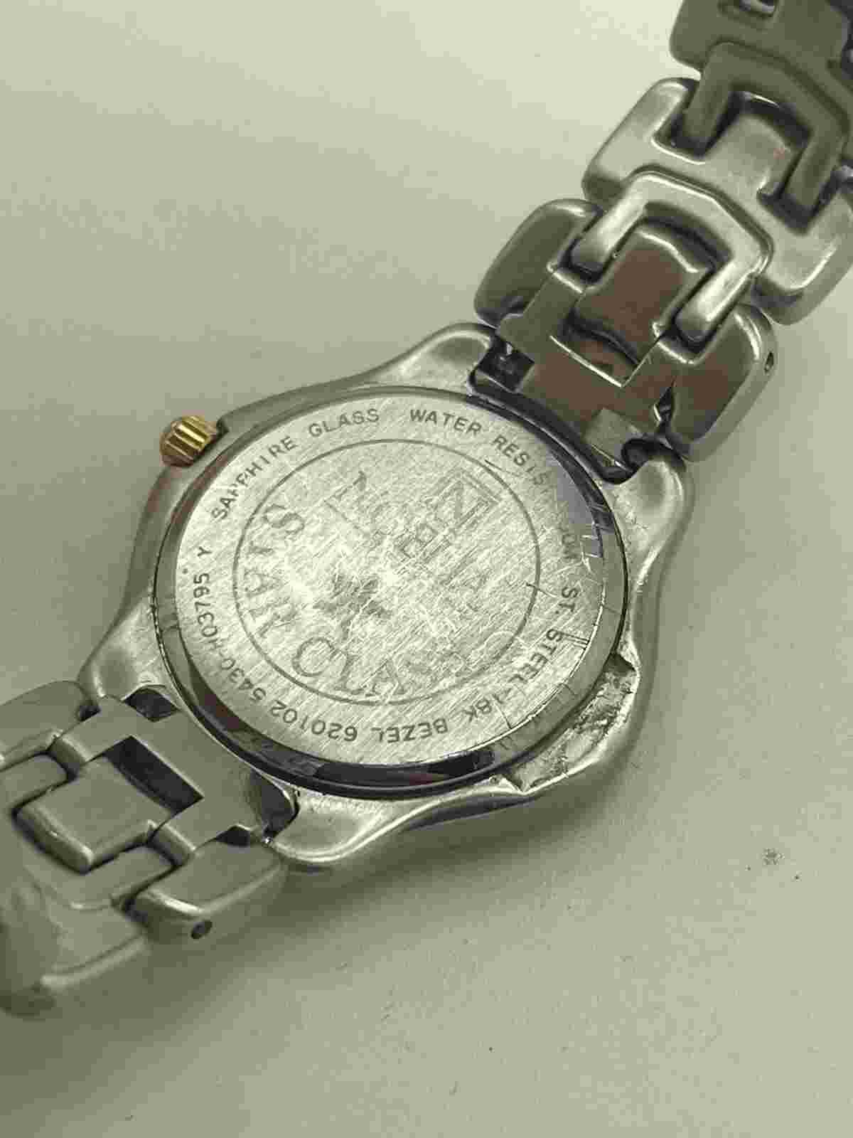 Noblia 18k Yellow Gold And Diamond Wrist Watch With Mother Of Pearl Face