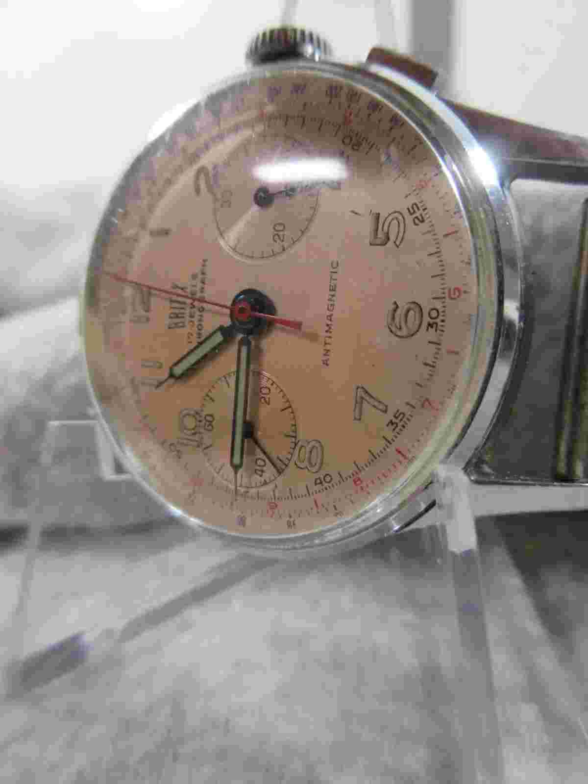 VTG BRITIX CHRONOGRAPH SWISS NEEDS WORK