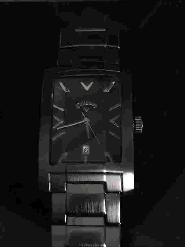 CALLAWAY New Battery! GOLF Men's Watch Warbird FMDCY108 Japan MOVT Stainless EUC