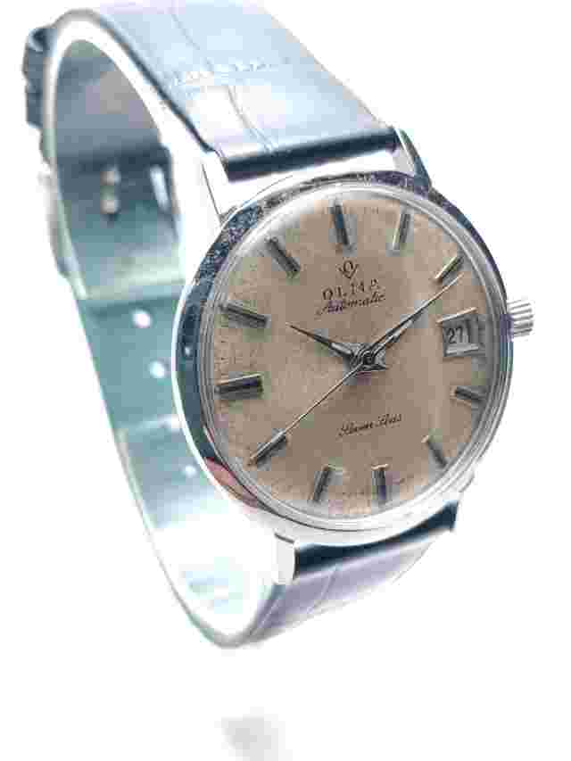 Used Refurbished Olma Date Cal.1716-17 Automatic 34mm Men's Wrist Watch WMW-19