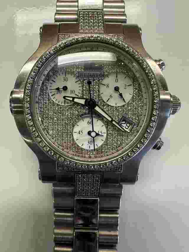 Renato Wilde Beast Diamond Chronograph Watch Beauty Collection 400 Natural Cut