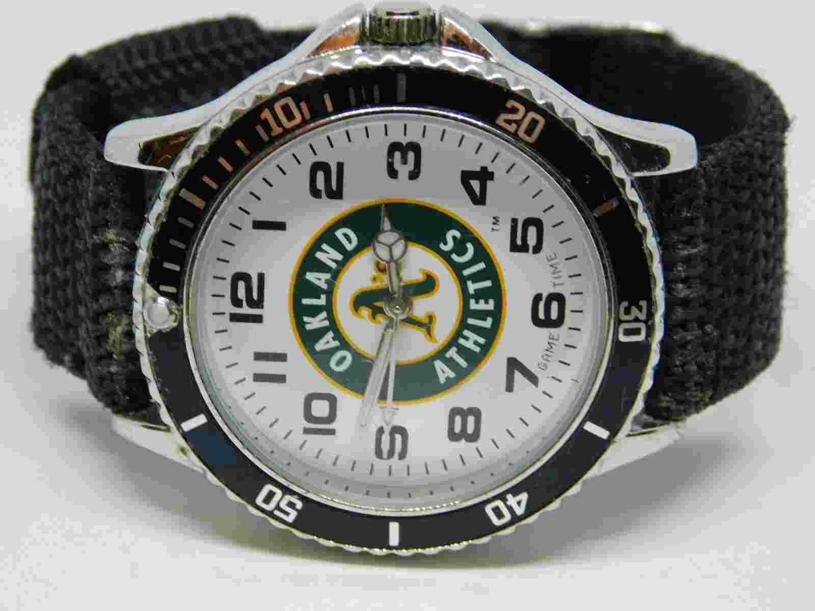 Game Time MLB Series Oakland Athletics Quartz Analog Men's Watch New Battery