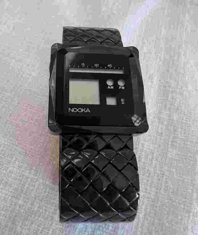 *Rare* NOOKA  Zem ZOO watch Black W/Stainless Steel Band NIB