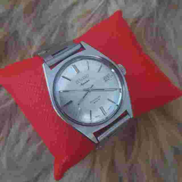 Vintage Duward Aquastar 200M automatic Men's Swiss Watch white dial, Vtg duward