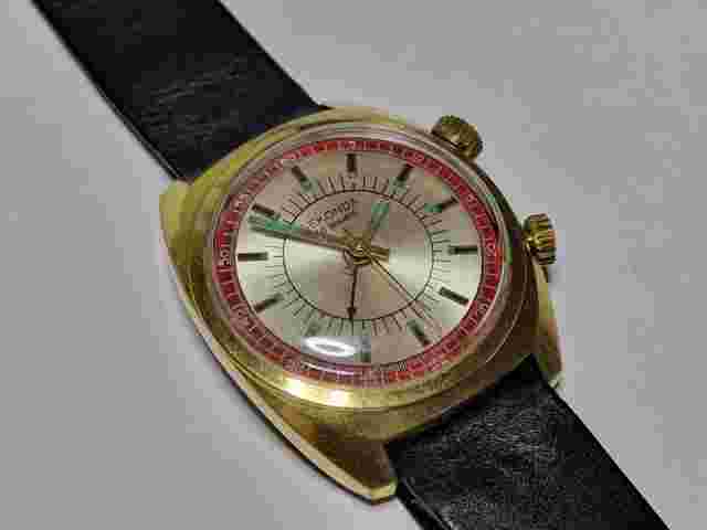 vintage Poljot Sekonda Alarm gents watch Soviet union