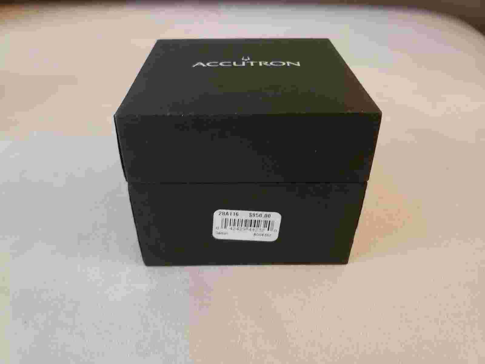 Accutron BULOVA Gemini Automatic Swiss Watch Stainless and Gold-P Mens BRAND NEW