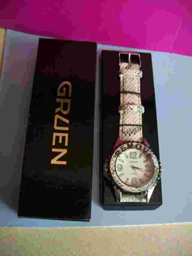 GRUEN Snake Print Watch New AVON