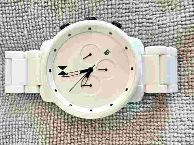MVMT Movement Exclusive Limited Edition Chrono Ceramic White Black Watch 45MM