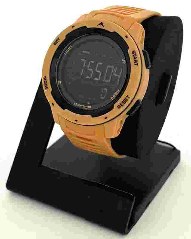 SANDA MEN'S YELLOW OUTDOOR SPORT DIGITAL WATCH SD2145YELLOW