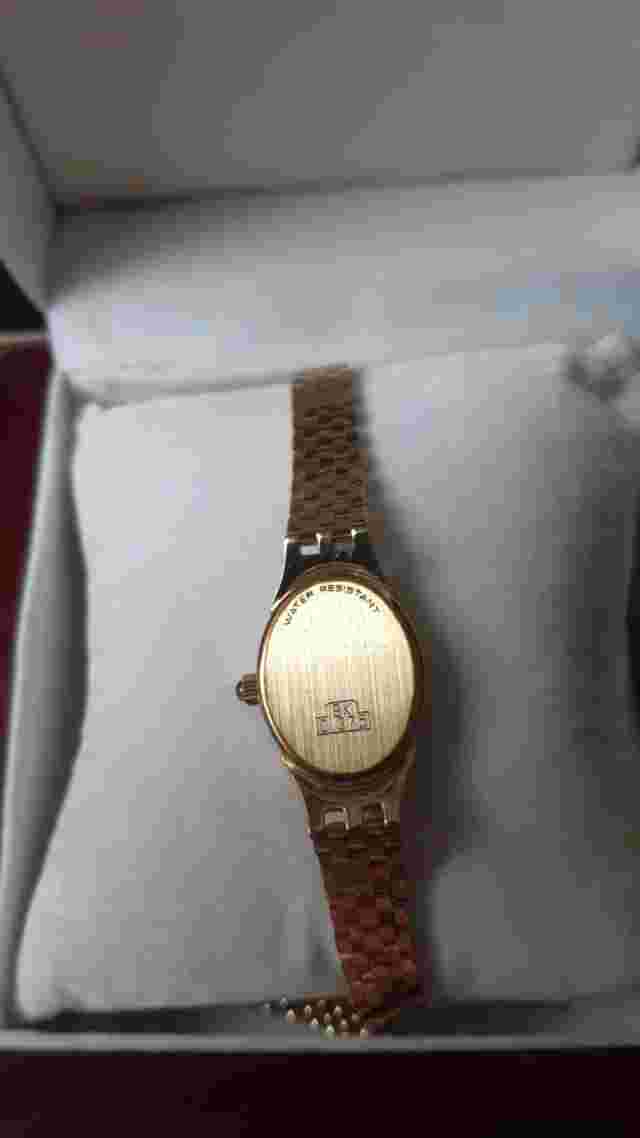 9ct Gold & Diamond Vicence Ladies Watch