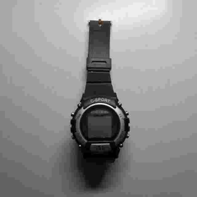 N24.203 Atlas For Men C-Sport XTR24 Digital Watch Bracelet Gray Black Men