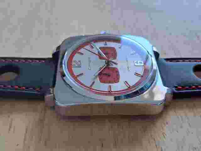 Cimier Vintage 1970s Lapanouse 2370 Chronograph Watch