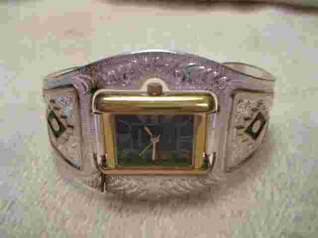 Montana Silversmiths Ladies Cuff Wristwatch Model X5038 w/Japan Movement