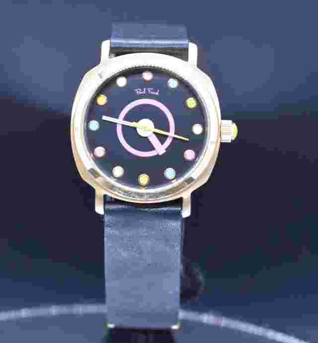 Vtg PAUL FRANK Is Your Friend 2007 Watch Women Leather & Stainless NEW BATTERY