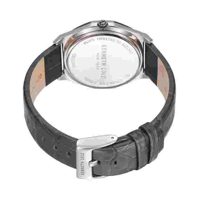 Kenneth Cole Quartz Black Leather Unisex Watch KCWGB2234202
