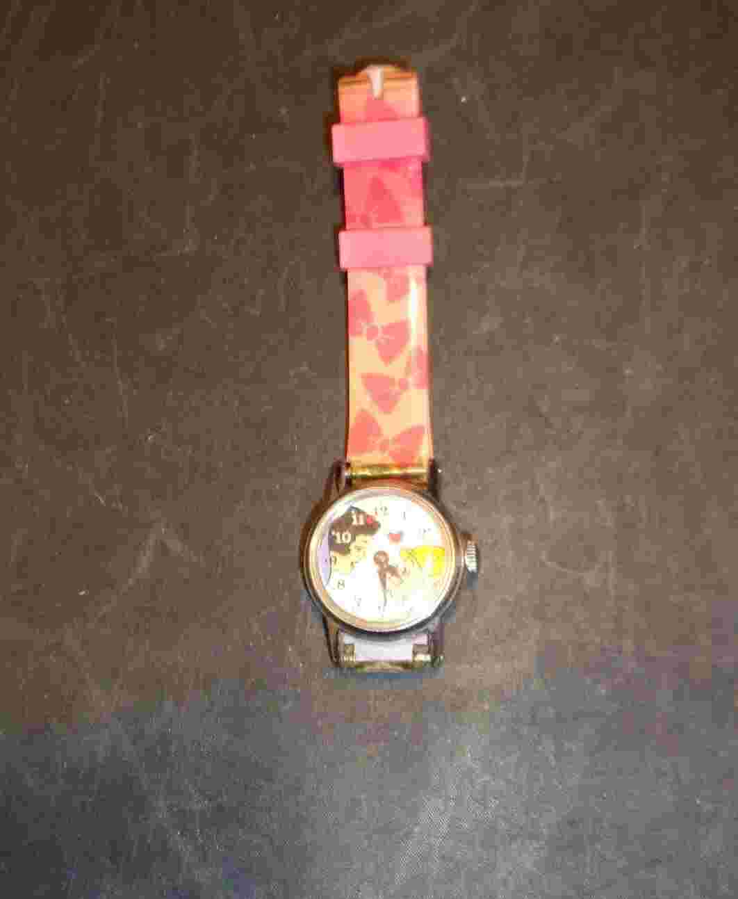 Vintage 1950s Snow White & Dopey Wind Up Wrist Watch Walt Disney Prod. Works!