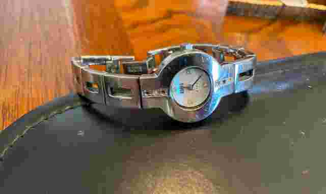 Women's Roots Steel Watch, Bracelet Band wth Rhinestone Accents