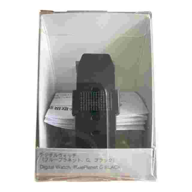 Daiso Digital Chronograph Watch Blue Planet G Black Model 5141 Works Great