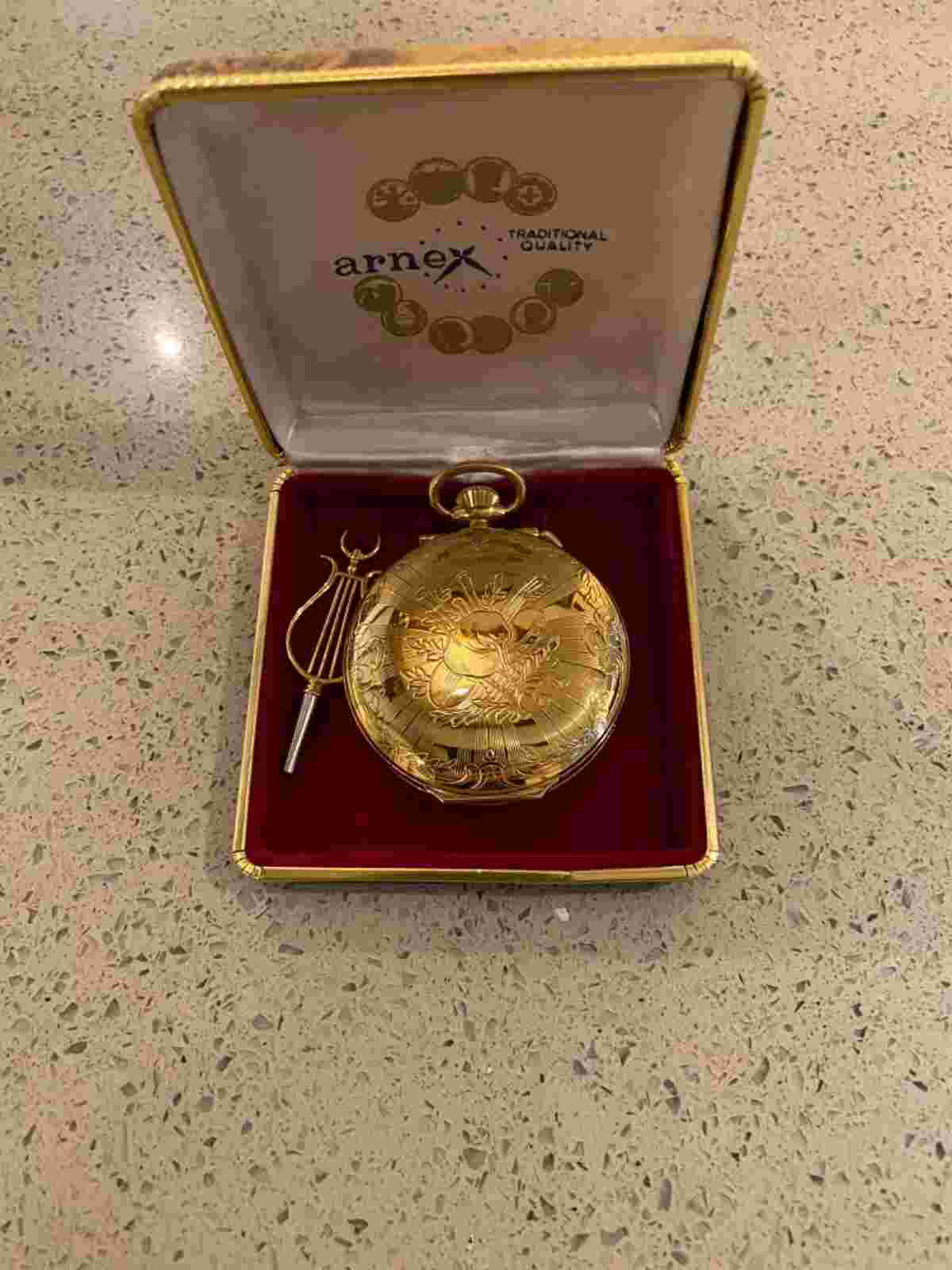 Arnex Musical Pocket Watch