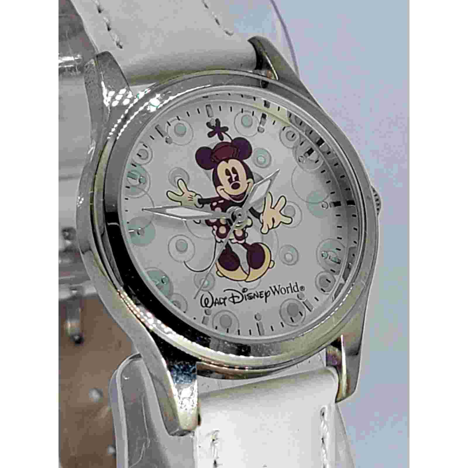 Rare Walt Disney World Minnie Mouse Watch - Pre-Production Sample with White