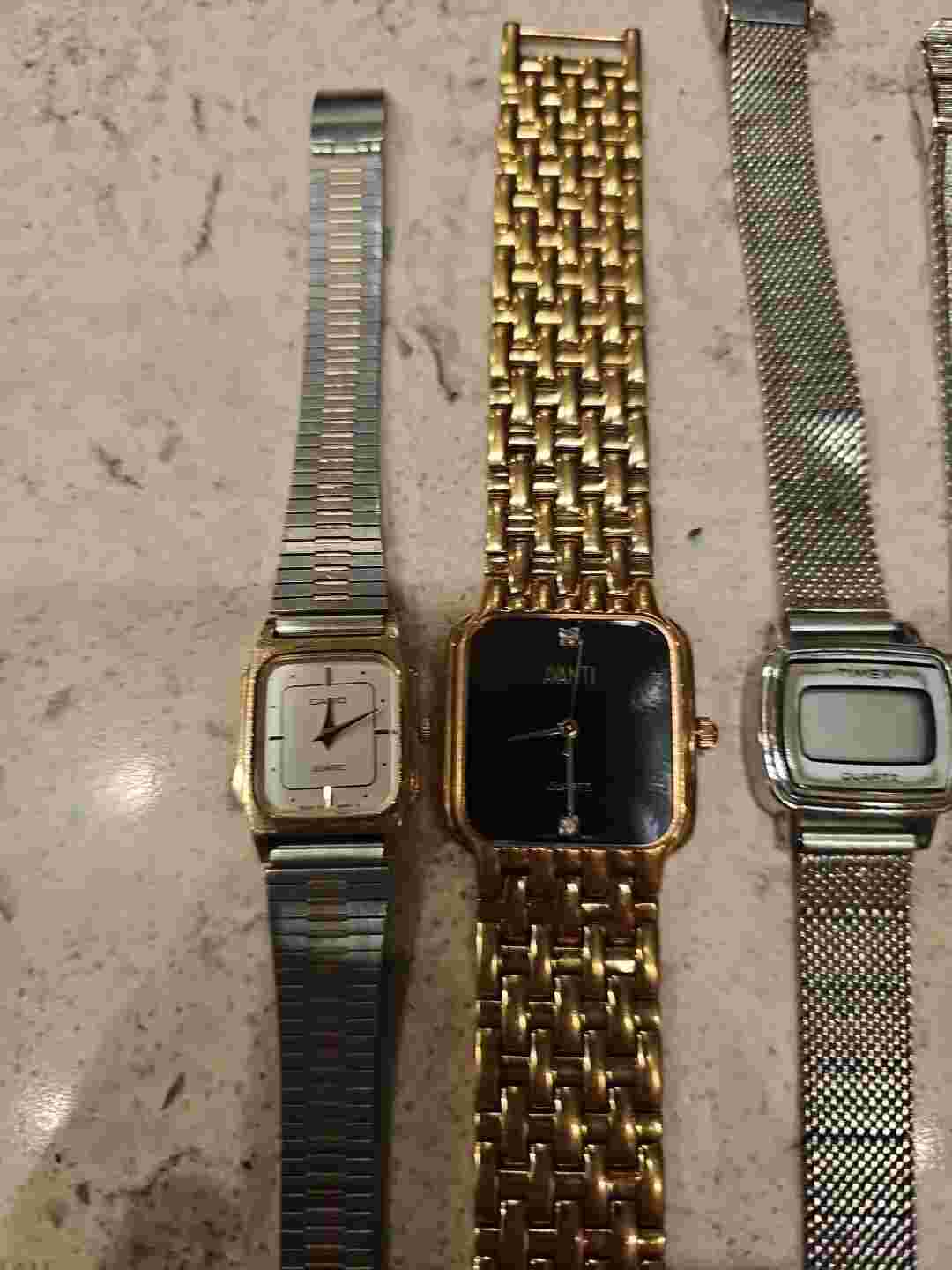 Vintage Mens Watch Lot Casio Sheffield Starlite Spidel Timex Avanti Parts/Repair