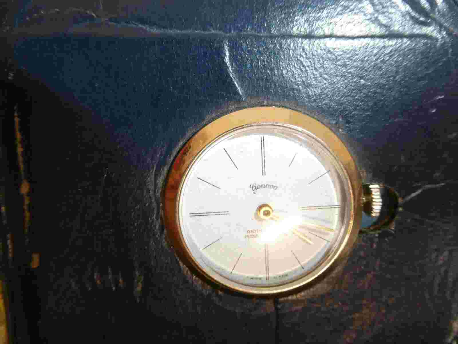 VTG Genova Antimagnetic Wallet Paper Money Bill Holder Watch Tested Works!