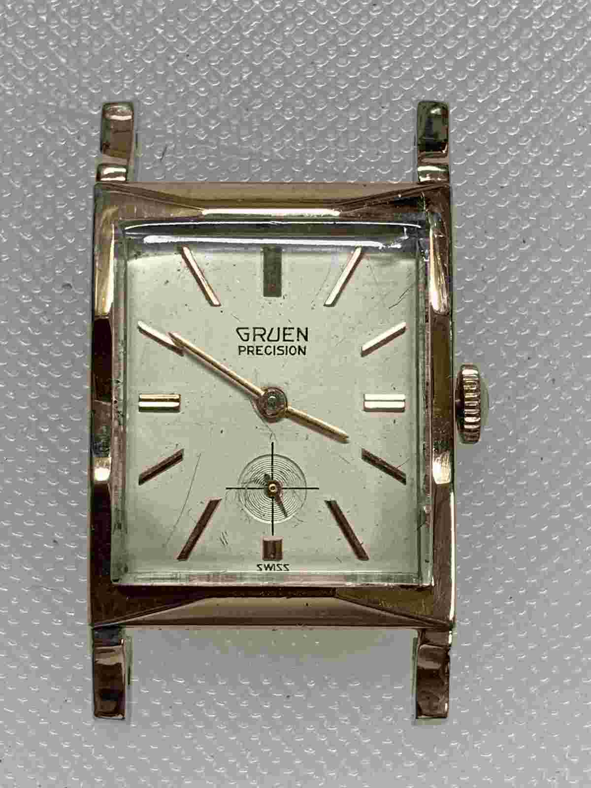 Vintage Gruen Precision Watch 17 Jewels Running Excellent Condition