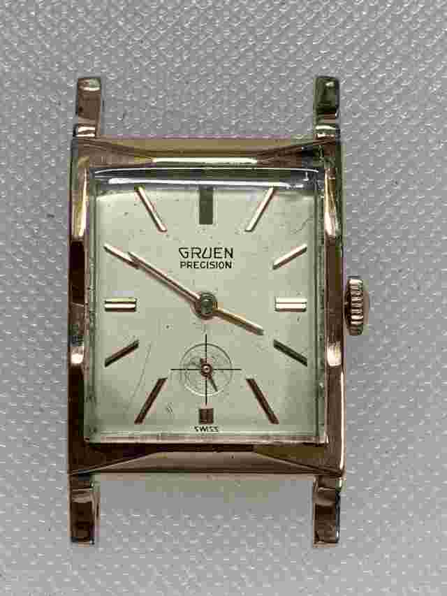 Vintage Gruen Precision Watch 17 Jewels Running Excellent Condition