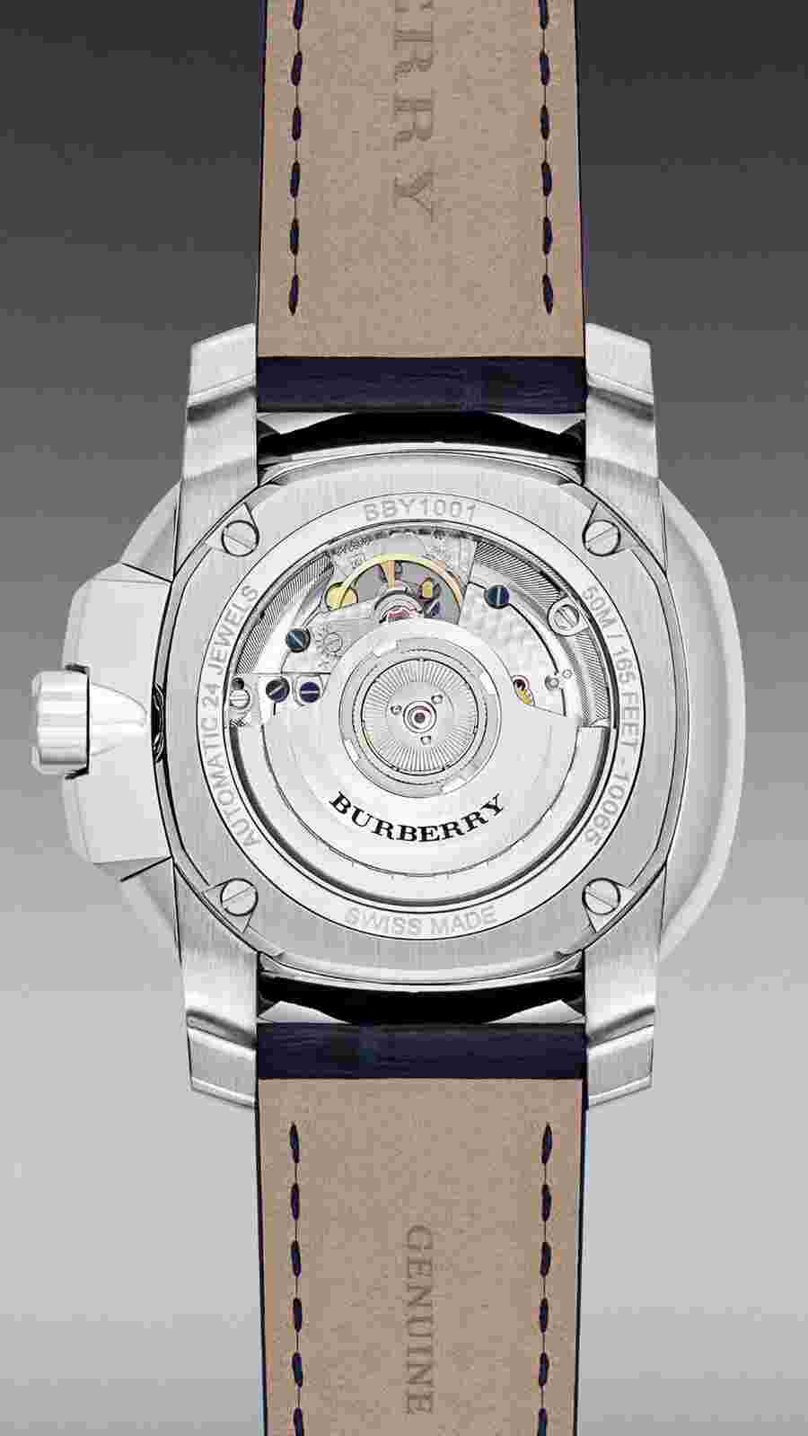 Burberry Britian Automatic Power reserve bby1001 - panerai mvmt soprod 9040