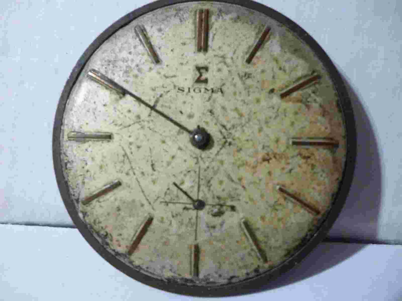 Sigma Incabloc 17 Rubis wristwatch movement as is condition Swiss Balance Ok
