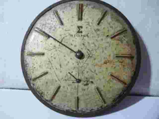 Sigma Incabloc 17 Rubis wristwatch movement as is condition Swiss Balance Ok