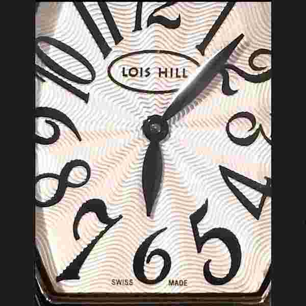LOIS HILL TONNEAU STERLING SILVER SWISS WATCH RARE