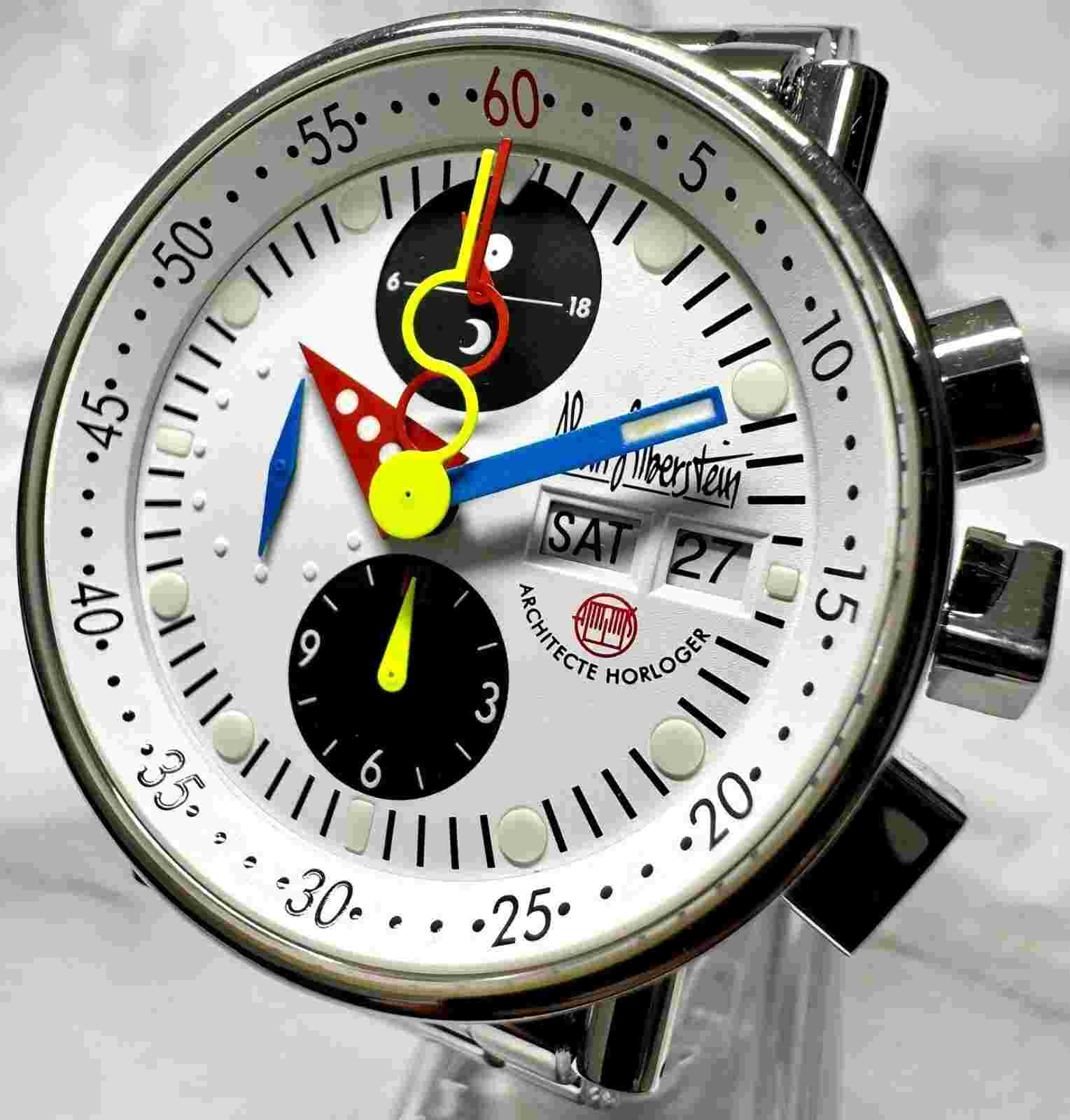 Alain Silberstein Chronobauhaus Chronograph KB72 men's automatic day date