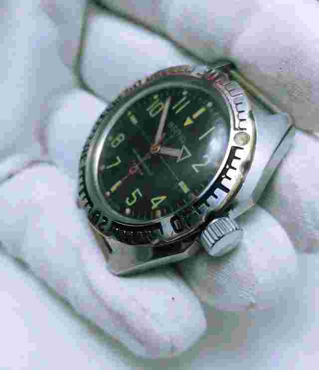 VOSTOK AMPHIBIA “SNIPER” 1970-80s‼️Vintage USSR Watch‼️After SERVICED‼️