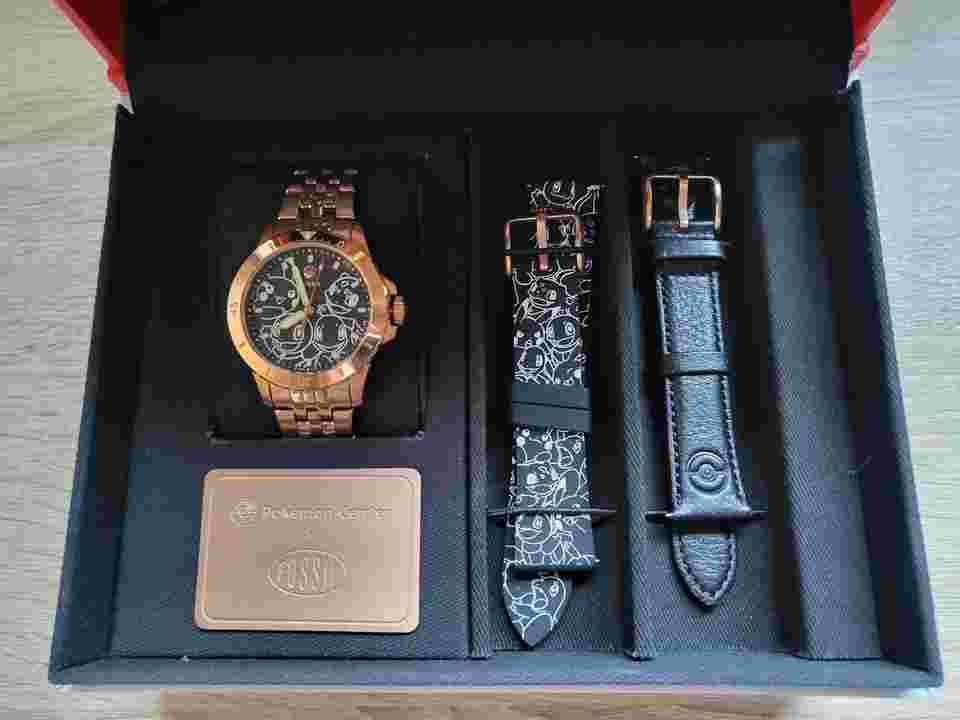 Pokémon Center × Fossil: Kanto First Partners Rose Gold [Never Used]