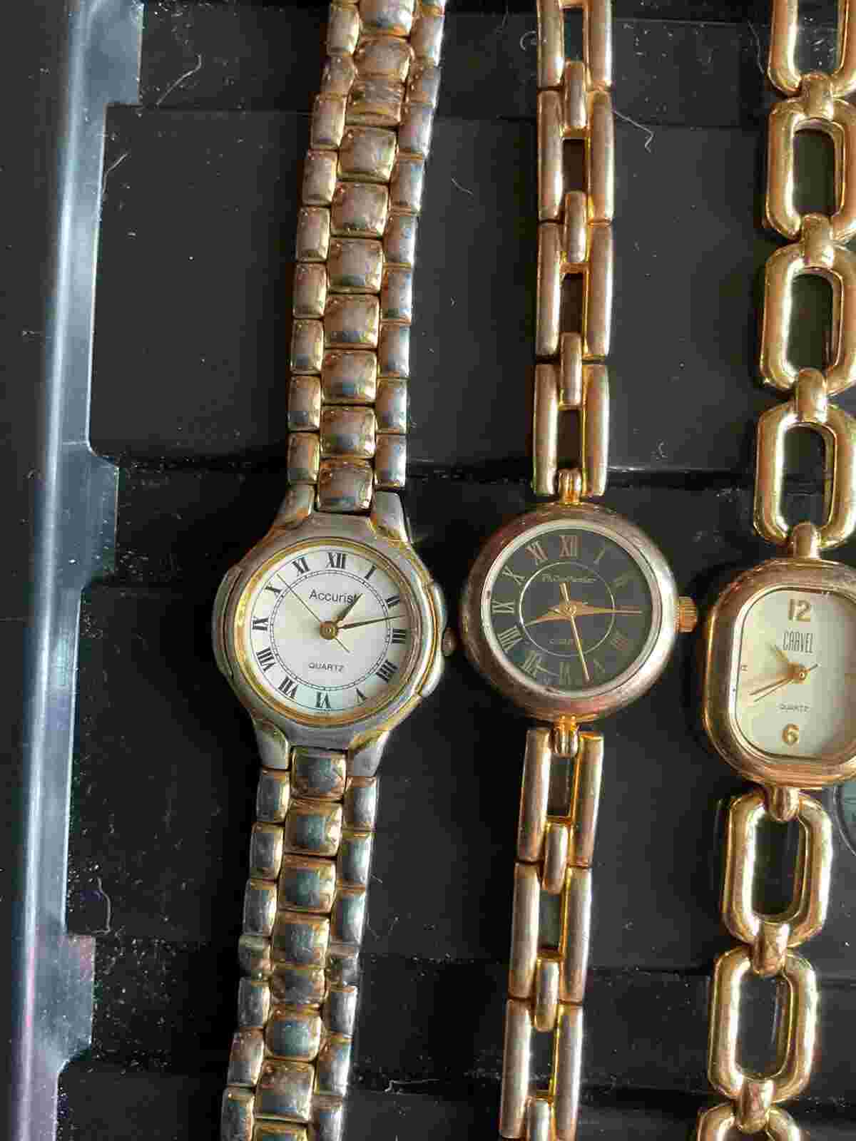 Vintage Ladies Wrist Watches Total Of 7,3 Working Rest Need Attention