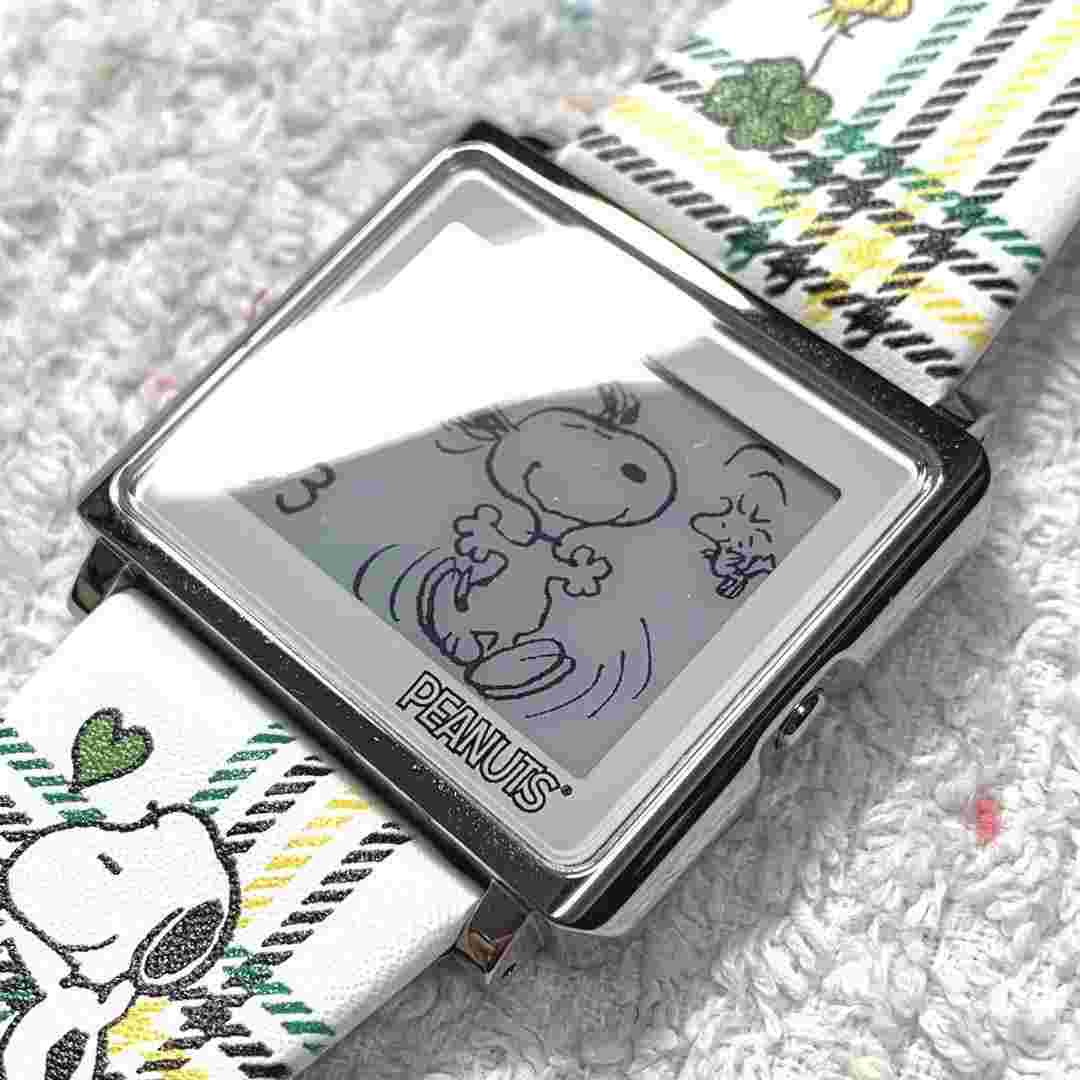 SNOOPY PEANUTS Smart Campus Watch Wristwatch Used in japan