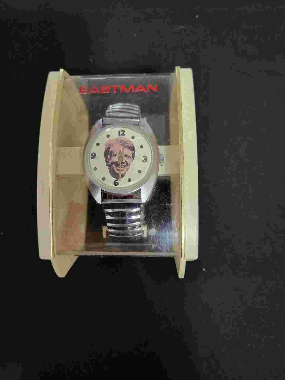 Vintage Jimmy Carter Watch Eastman 100% Swiss Manufactered