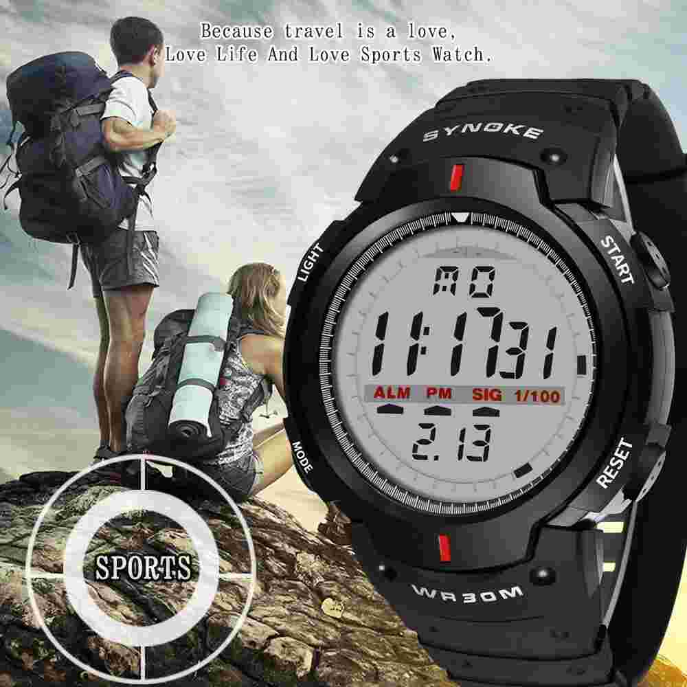 Fashion Men's Military Sports Watch Luxury LED Digital Water Resistant Watch