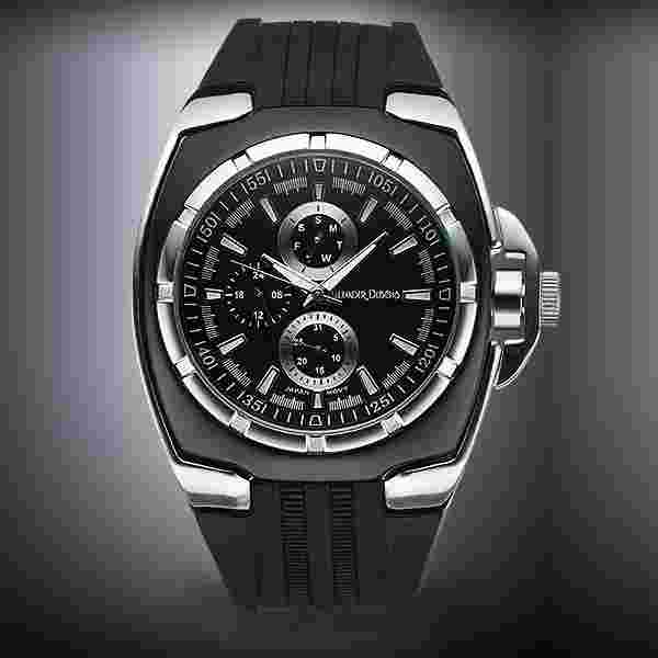 ALEXANDER DUBOIS ~ RHONE MULTI-FUNCTION MENS WATCH / MSRP $1,289.00 - 2 Colors