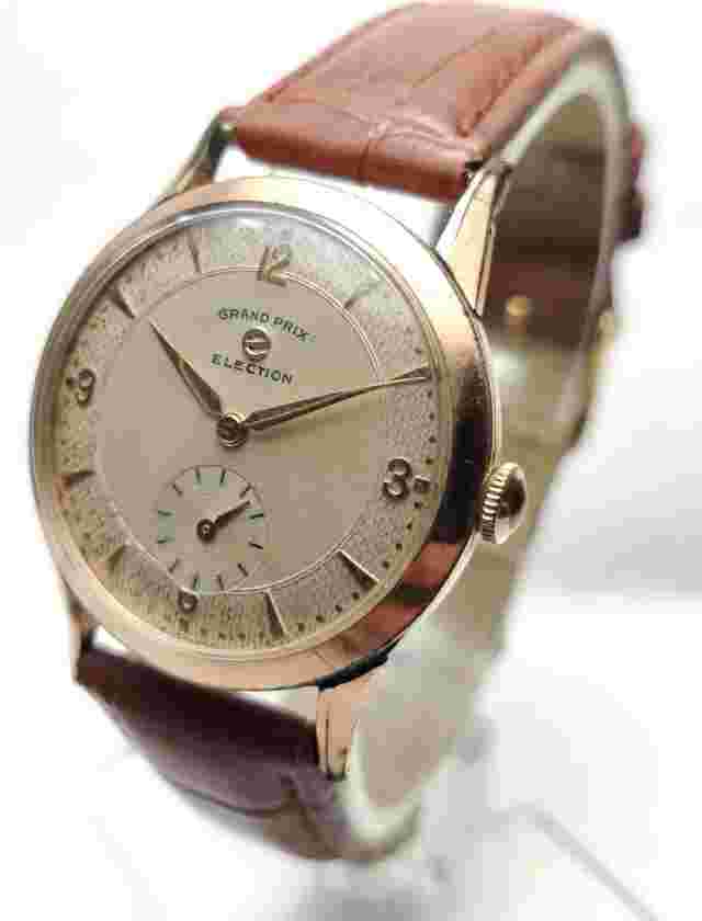 Refurbished Grand Prix Election Sub Second Winding 33mm Men's Wrist Watch NS-24