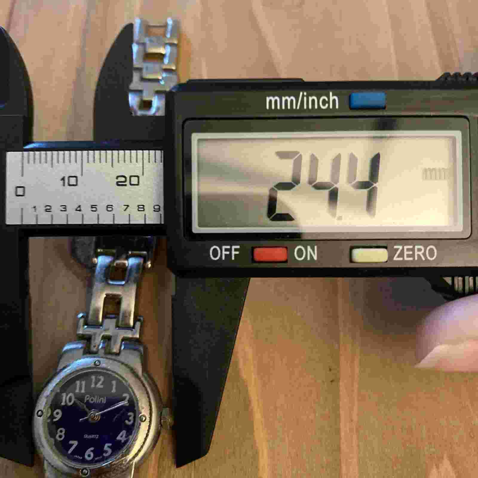Vintage Polini watch Blue Dial New Battery