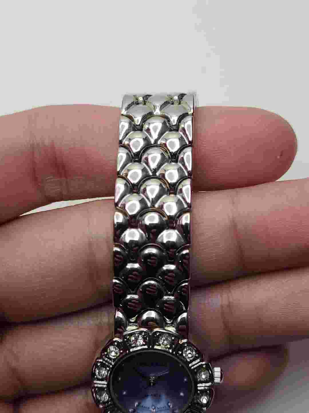Cote d'Azur Quartz Womens Watch Crystal Accents Ladies Wristwatch New Battery