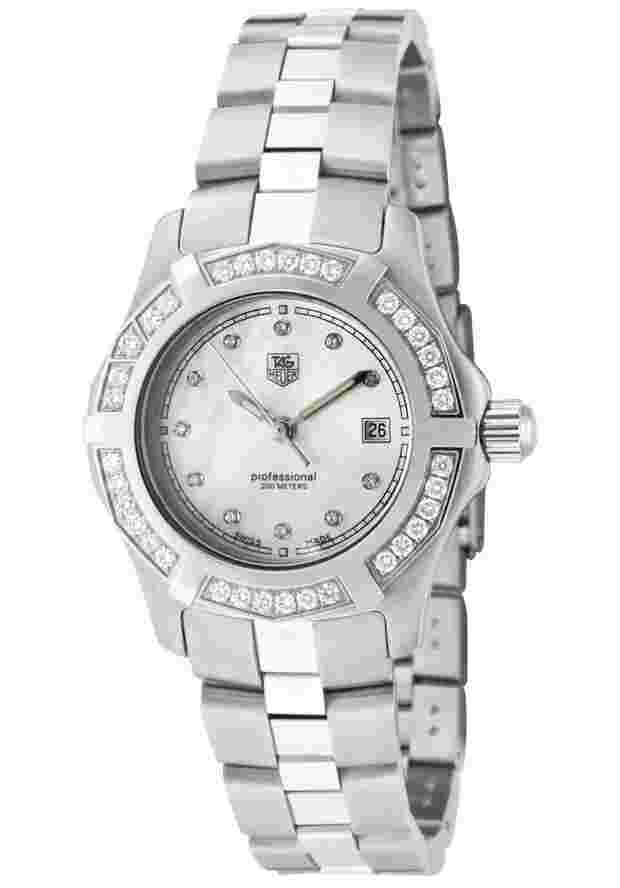 TAG Heuer 2000 White Mother of Pearl Women's Watch - WN131J.BA0360