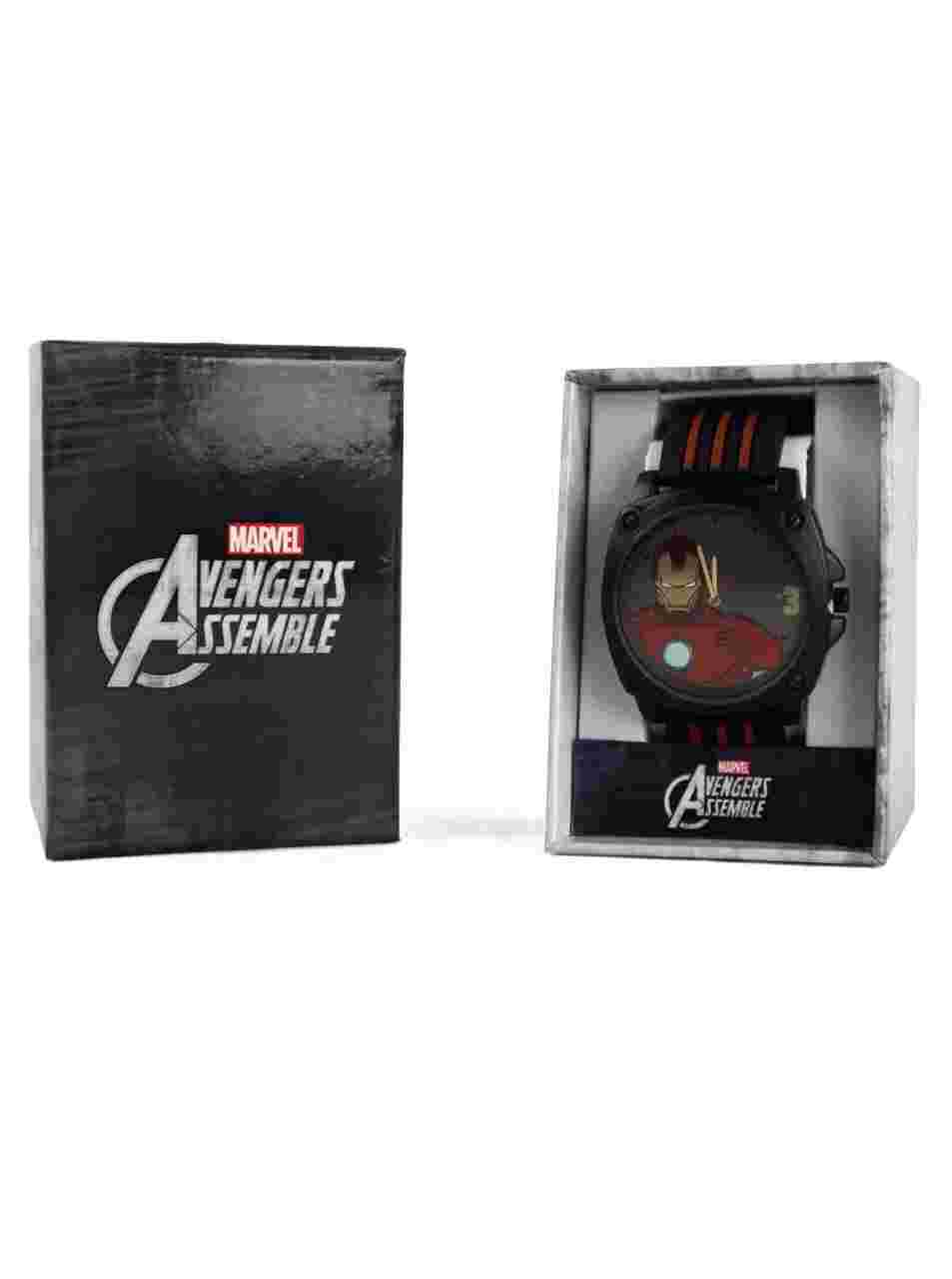 Iron Man Collector's Edition Analog Watch Avengers Assemble Marvel Black New